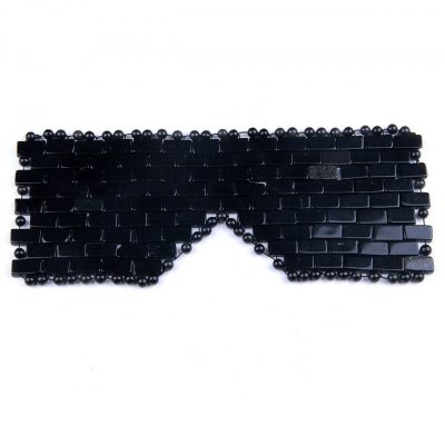 BLACK OBSIDIAN EYE MASK